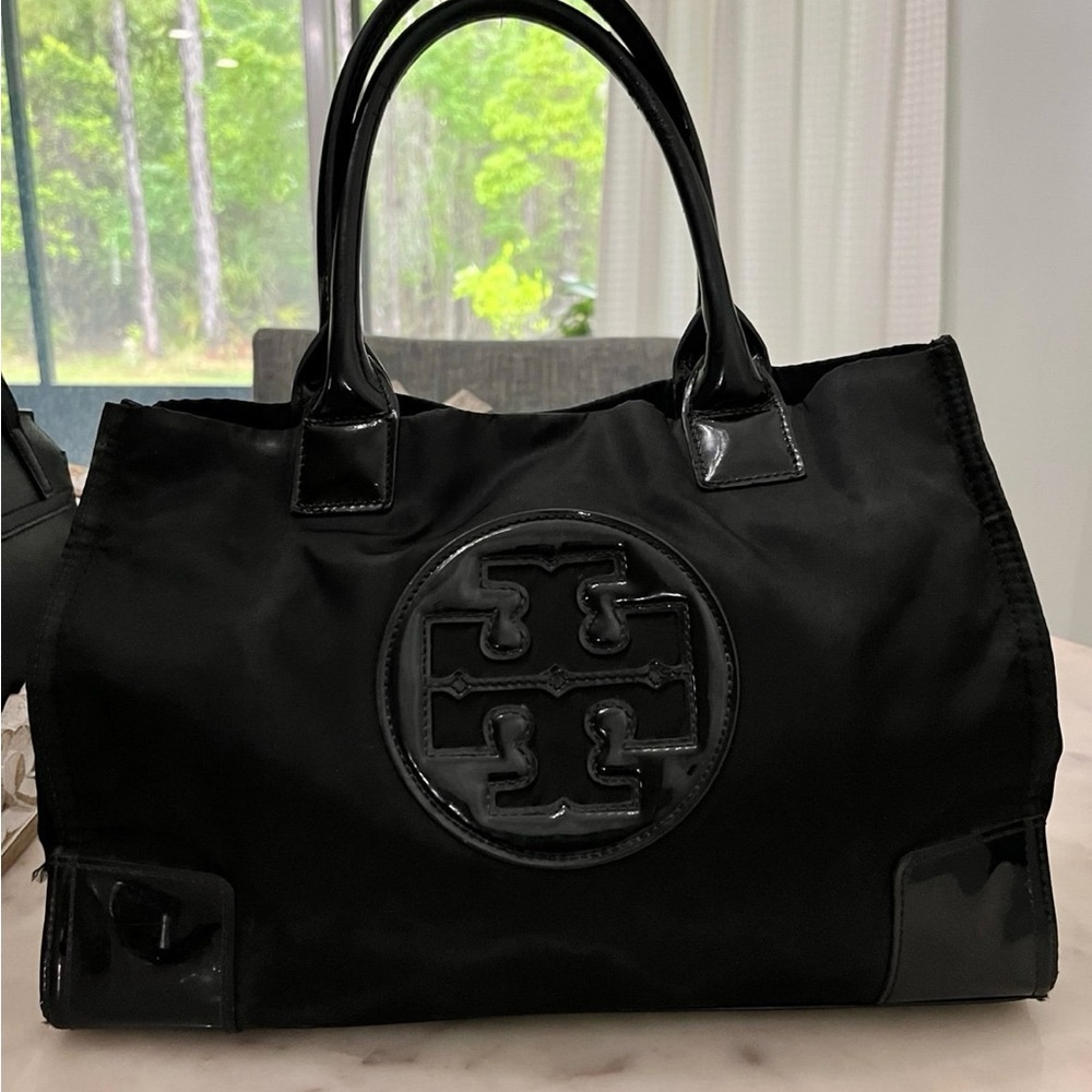 Tory Burch Logo Nylon Tote